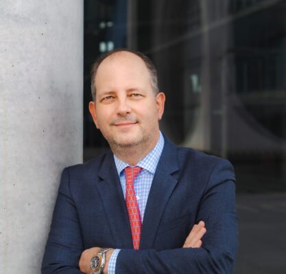 Das Bild zeigt Marcel Köchling, Präsidiumsmitglied der Bundesvereinigung Kreditankauf und Servicing