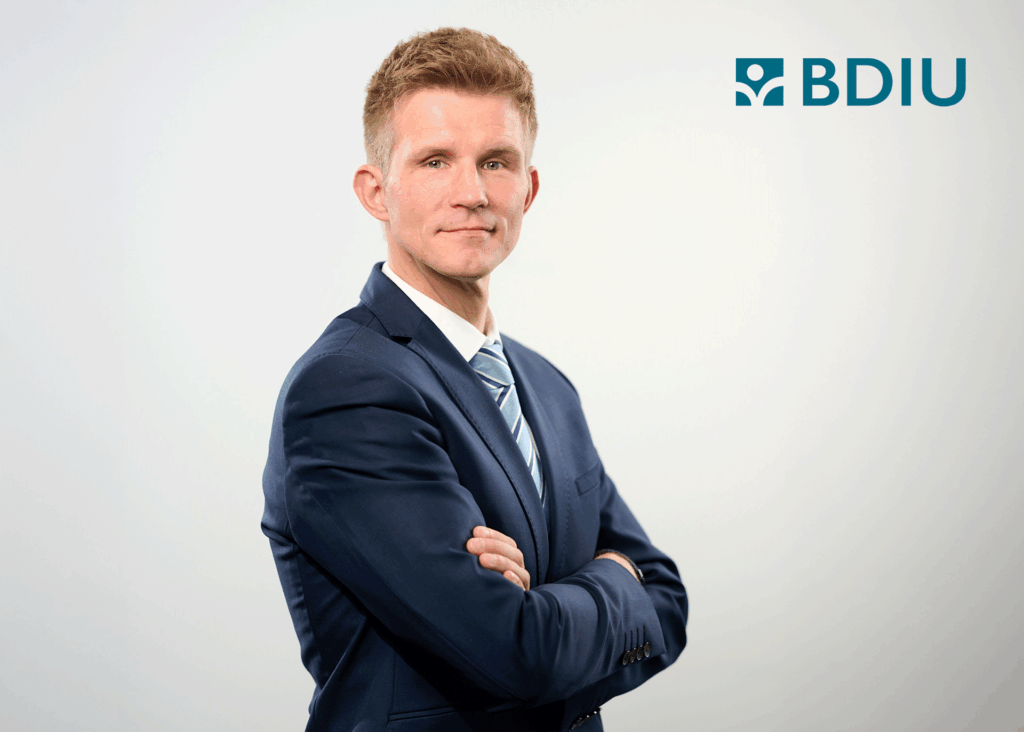 Das Bild zeigt Marcel Hofmann, Präsidiumsmitglied im Bundesverband Deutscher Inkasso-Unternehmen